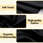 Thermal Insulated Blackout Curtains 2 Panels – 100% Room Darkening Soft Thick Drapes for Bedroom Living Room Office, Modern Window Curtains Easy Care, 3 Sizes 52x63 52x84 52x95 Inches