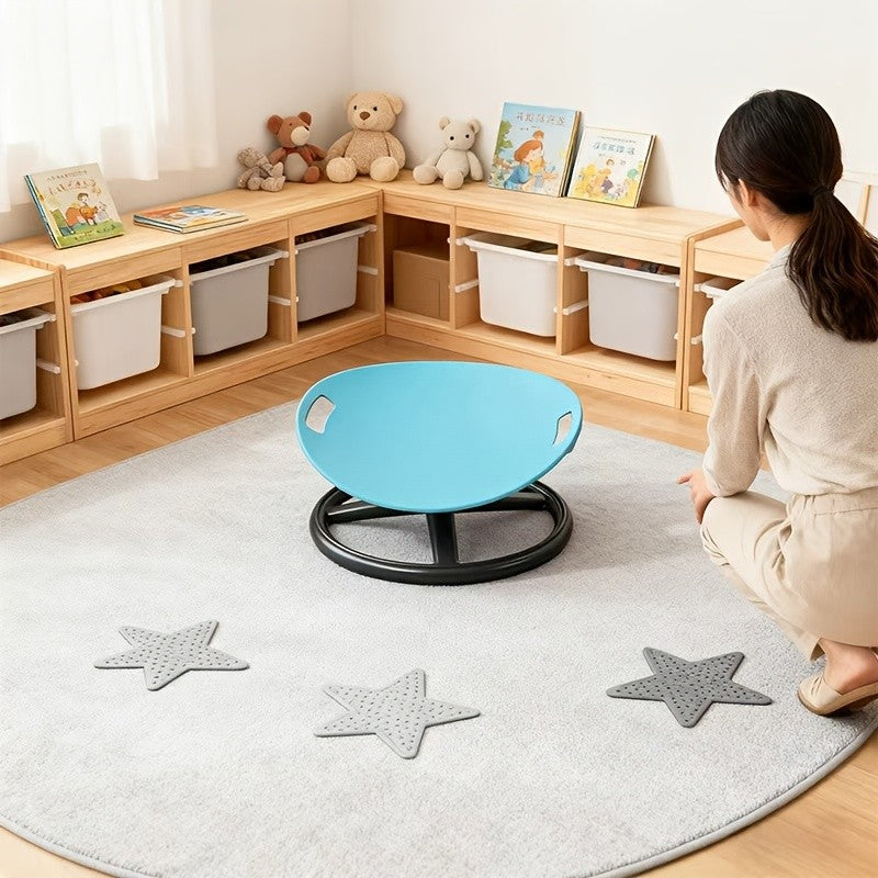 Sensory Spinning Chair for Kids with Anti-Slip Metal Base – Balance & Concentration Training Seat for Autism, Therapy & Home Use, Sensory Integration Exercise Chair for Training Centers, Gift Idea