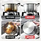 Metal Polish & Gloss Restoration Paste 30g with Sponge – Long-Lasting Shine & Protection for Kitchen Pots, Bathroom Fixtures & Car Surfaces, Easy-Apply Cream Renovation Paste