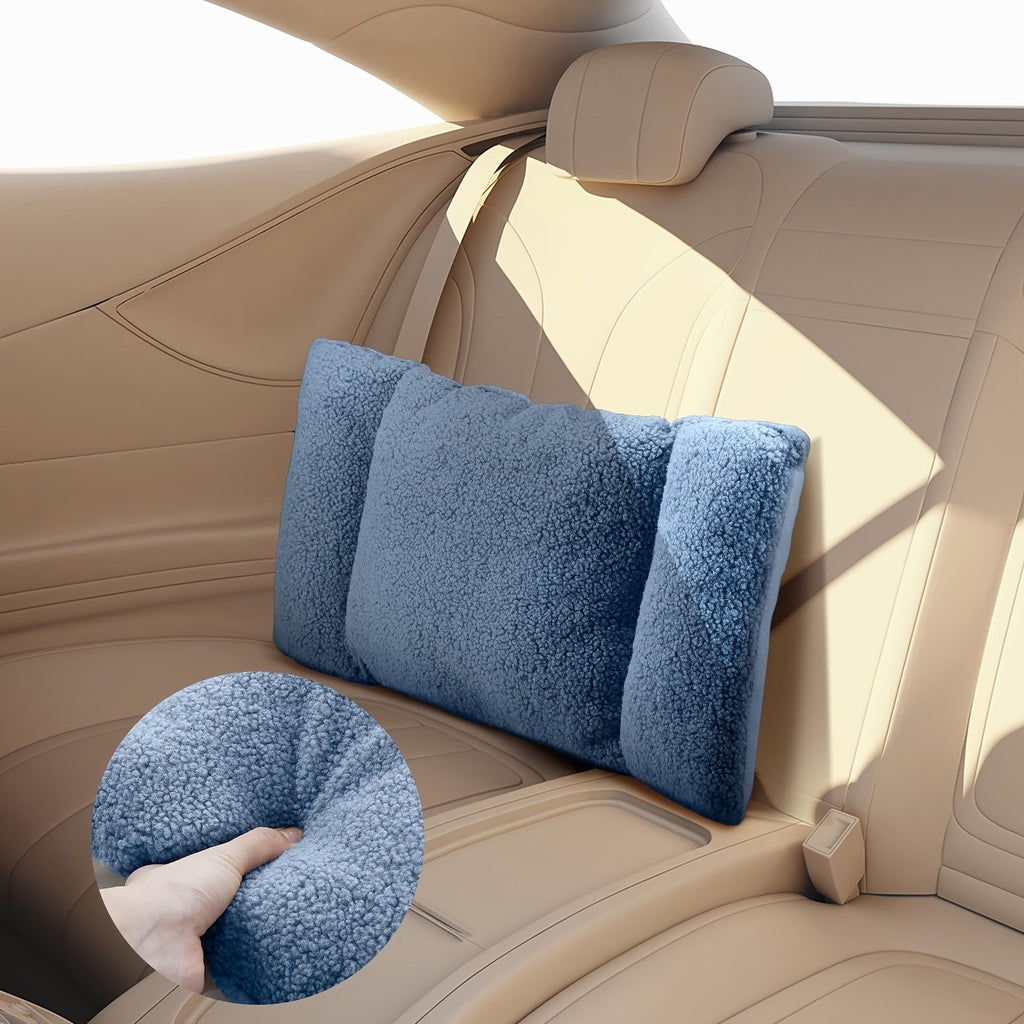 3-Section Adjustable Lumbar Support Pillow for Office Chair Sofa Bed Car Seat Ergonomic Back Cushion Hand Washable 5 Colors