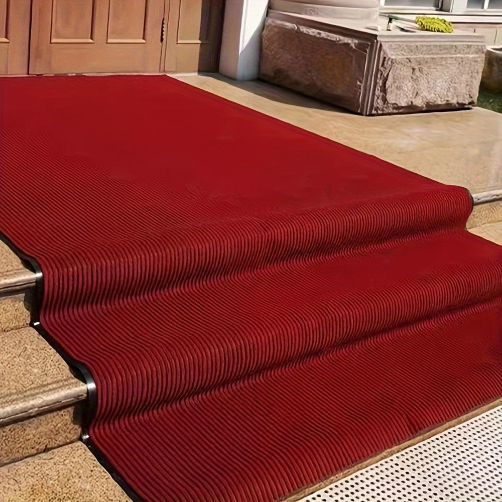 Heavy-Duty Outdoor Entrance Mat – Non-Slip PVC, Striped Polypropylene | Entryway, Patio & Business | All Seasons | 3 Colors, 7 Sizes | Nuvia Haven