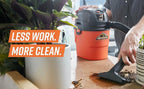 Wet Dry Vacuum Cleaner 1.5 Gallon 2 Peak HP – Portable Shop Vac with Blower Function, Compact for Car Interior, Garage & Home Use