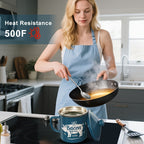Stainless Steel Grease Container with Strainer and Spoon 15oz Cooking Oil Storage Jar Kitchen Essential Christmas Gift