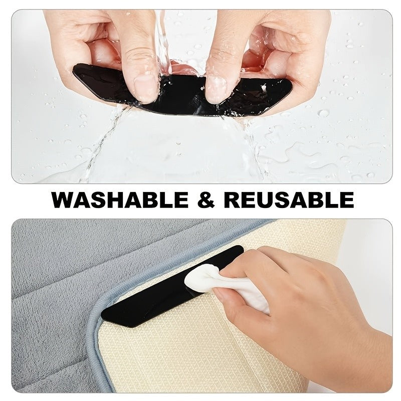 Non-Slip Rug Grippers for Hardwood Floors – Washable & Reusable Anti-Slip Carpet Rug Pads for Tile, Laminate & Wood Floors, 24 or 48 Pack