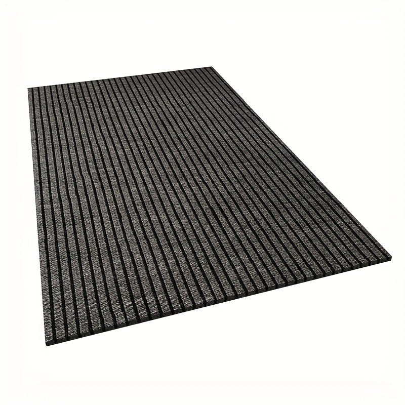 Striped Non-Slip Floor Mat with Rubber Bottom - Dust Removal Entrance Door Mat for Kitchen, Entryway & Indoor Use, Easy Clean Durable Carpet Mat in Multiple Sizes & Colors