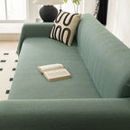 Herringbone Sofa Cover with Tassels – Washable Polyester Throw for 3-Seater, 4-Seater & Large Sofas | Grey, Coffee, Green