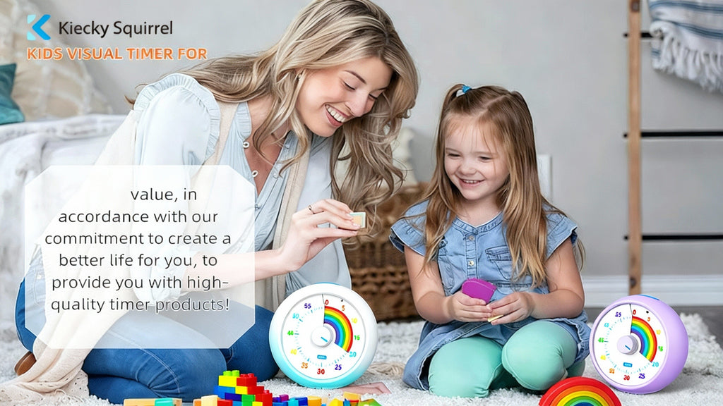 60-Minute Visual Countdown Timer | Silent, Color-Coded | Classroom, Office & Kitchen