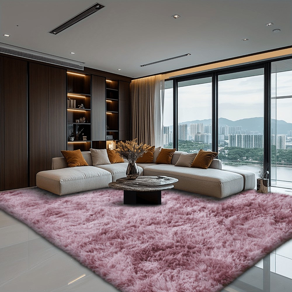 Fluffy Area Rug 200x300cm Super Soft, Large Indoor Shag Rug for Living Room Bedroom Office, Non-Slip Plush Floor Mat in Multiple Colors