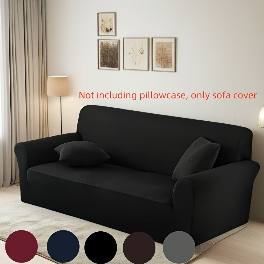 Elastic Anti-Slip Sofa Cover Cat Paw Protection – Stretch Furniture Slipcover for Living Room, Bedroom & Office, Easy Care Fabric Couch Cover (Pillowcase Not Included)