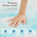 Memory Foam Mattress Topper CertiPUR-US Certified | Cooling Gel | 2" 3" 4" Thick | Standard & 5-Zone | Twin Full Queen King Cal-King