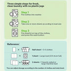 Laundry Detergent Sheets 170 Loads, Eco-Friendly Liquidless Washer Sheets, No Plastic Jug Laundry Soap, Fresh Linen Scent, HE Compatible Detergent Strips for Home & Travel