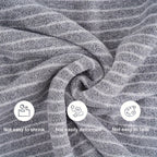 Extra Large Bath Towel 78x41 Inch – Striped Coral Fleece Quick-Dry Space Theme Towel, Absorbent Lint-Free Bath Sheet for Home Beach Outdoor, Holiday Gift