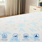 Cooling Memory Foam Mattress Bed in a Box 5 Inch & 6 Inch Medium Feel with Removable Washable Cover – Twin Twin XL Full Queen