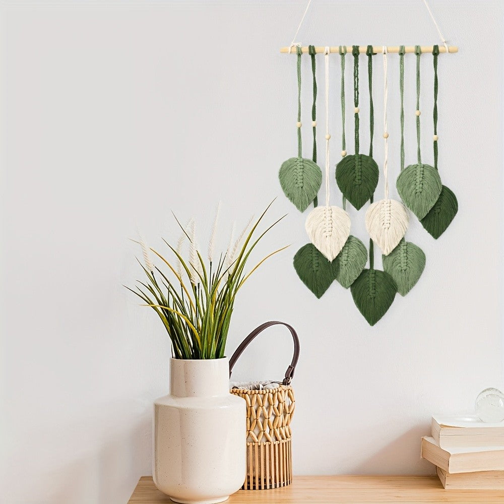 Bohemian Safari Tapestry Wall Decor Nature Green Theme Boho Wall Art Hanging for Bedroom Living Room Office Classroom Home Decoration Gift