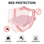 Waterproof Mattress Protector Deep Pocket 2 Pack – Quilted Breathable All-Season Fitted Bed Cover, Buy 1 Get 1 Free, Solid Color for Home & Hotel