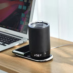Self Heating Coffee Mug 12oz USB-C Rechargeable – Smart Temperature Maintaining Electric Mug with LED Display for Coffee & Hot Beverages