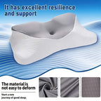 Memory Foam Cervical Support Pillow – Slow Rebound Breathable Arch Pillow for All Sleeping Positions, Neck & Spine Relief, Soft Multifunctional Bed Pillow & Family Gift
