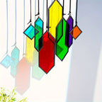 Rainbow Suncatcher Crystal Glass Sun Catcher Pendant – Hanging Window Prism Ornament for Home Garden Decoration, Wedding Party Decor & Housewarming Gift