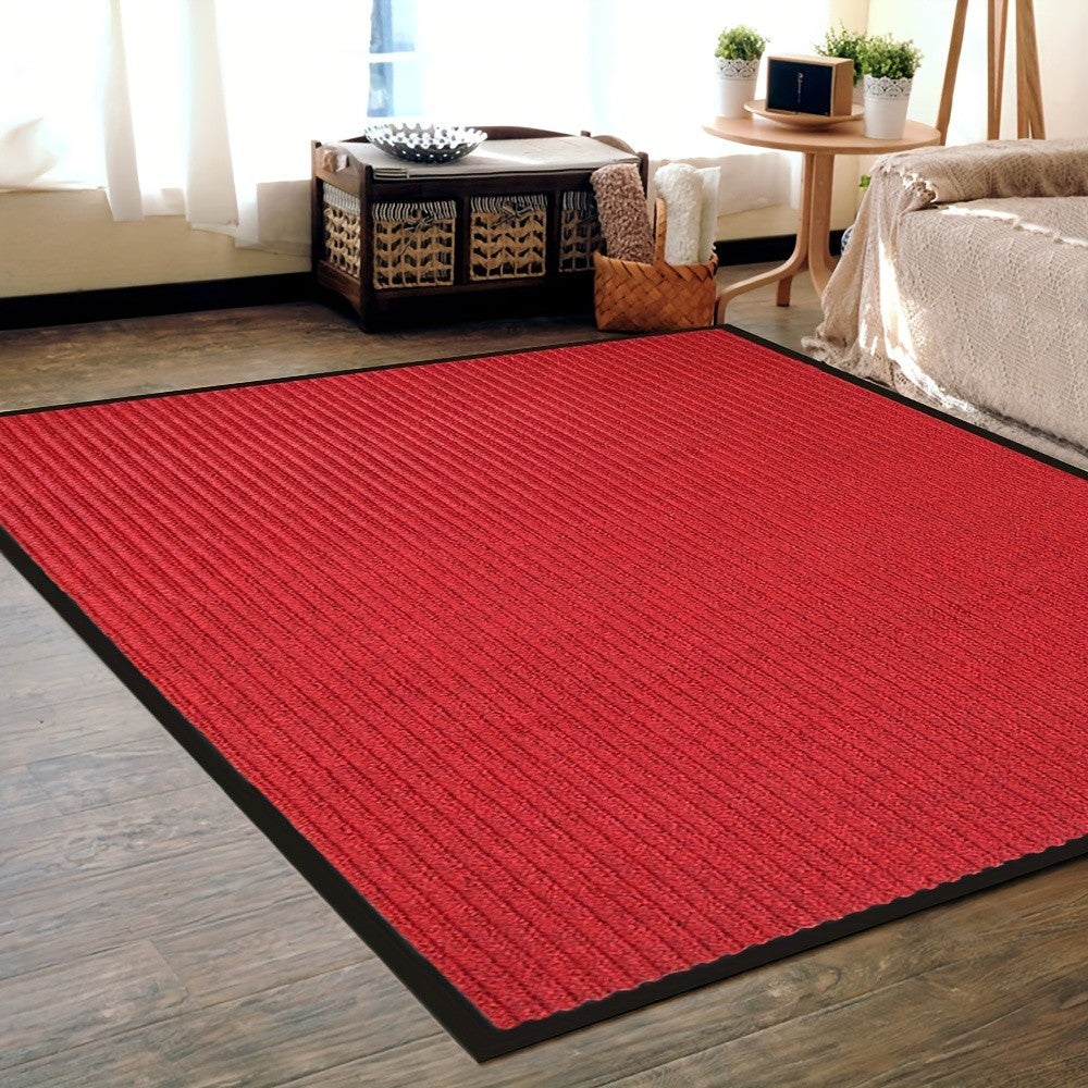Heavy-Duty Outdoor Entrance Mat – Non-Slip PVC, Striped Polypropylene | Entryway, Patio & Business | All Seasons | 3 Colors, 7 Sizes | Nuvia Haven