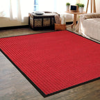 Heavy-Duty Outdoor Entrance Mat – Non-Slip PVC, Striped Polypropylene | Entryway, Patio & Business | All Seasons | 3 Colors, 7 Sizes | Nuvia Haven