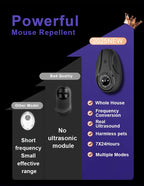 Electronic Soundwave Pest Repeller USB Powered Frequency Conversion Insect Repellent Chemical-Free for Home Shop Warehouse Office Low Voltage Multifunctional