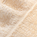 Soft Chenille Sofa Throw Cover with Fringes Durable Pet-Friendly Solid Couch Protector Slipcover for Living Room Sectional Armchair Home Decoration