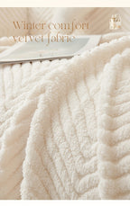 Plush Thickened Non-Slip Sofa Cover & Throw Blanket, Pet-Friendly Sofa Cushion Protector for Living Room, Bedroom & Office, 4 Sizes from 71x71 to 71x134 Inch, White Khaki Grey