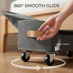 Wheeled Under-Bed Storage Box | Metal Rolling Drawer Organizer for Clothes, Shoes, Blankets & Bedding – Black & Gray, 1PC or 2PC Set