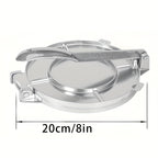 Tortilla Press 6.5" & 8" Professional Dough Press for Tortillas, Roti, Quesadillas & Dumplings – Heavy-Duty Tortilla Maker & Dumpling Mold for Home & Restaurant Use