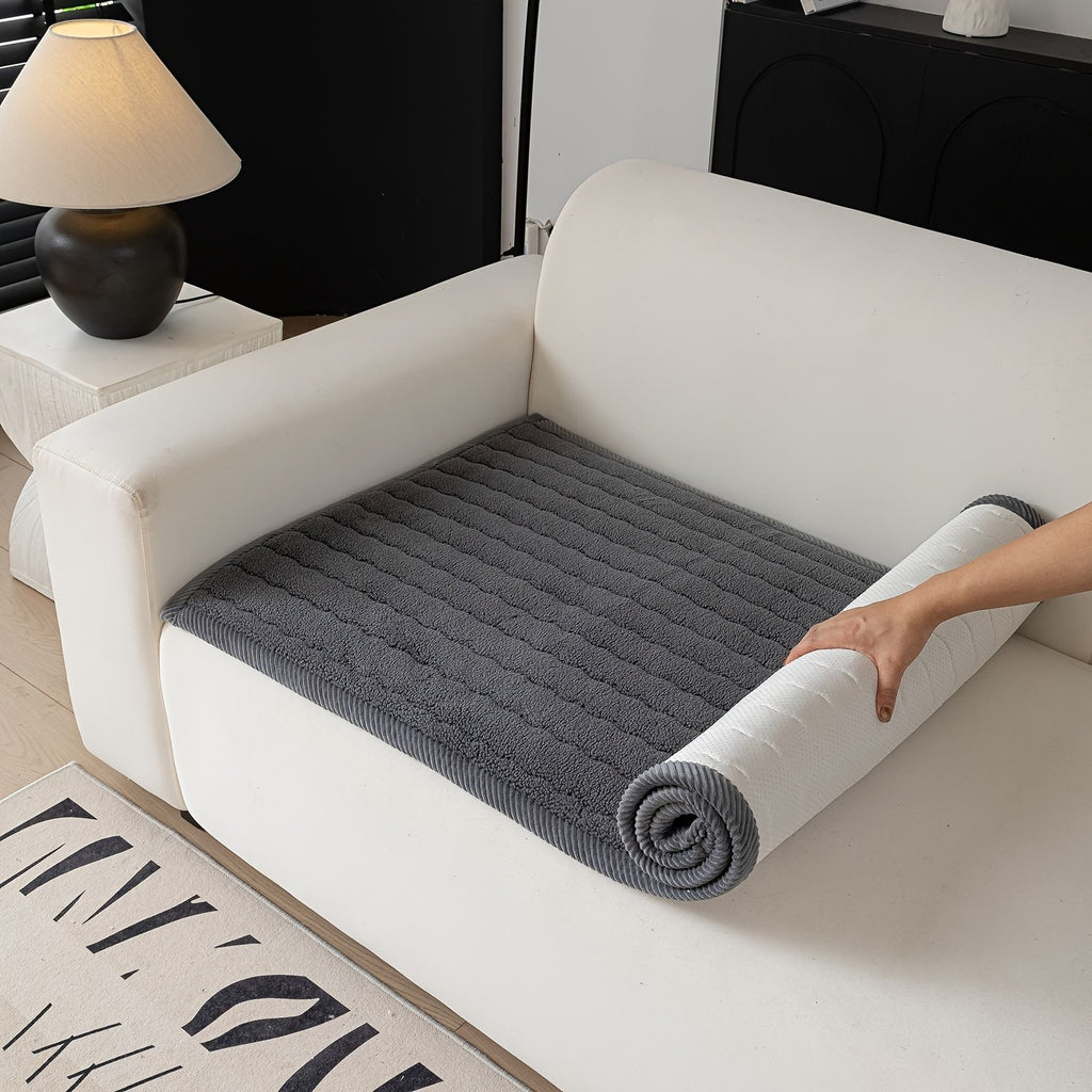Plaid Sofa Protector Thickened Non-Slip Machine Washable Stretchable Pet Friendly - Sofa Cover for Living Room Bedroom Office Loveseat 4 Seater 6 Colors