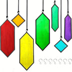 Rainbow Suncatcher Crystal Glass Sun Catcher Pendant – Hanging Window Prism Ornament for Home Garden Decoration, Wedding Party Decor & Housewarming Gift