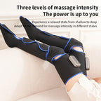 Full Leg Massager with Heat & Vibration Cordless Rechargeable – 4 Modes Pneumatic Compression for Calves Thighs Knees Ankles Soles, Large Screen, Mother's Day Father's Day Gift