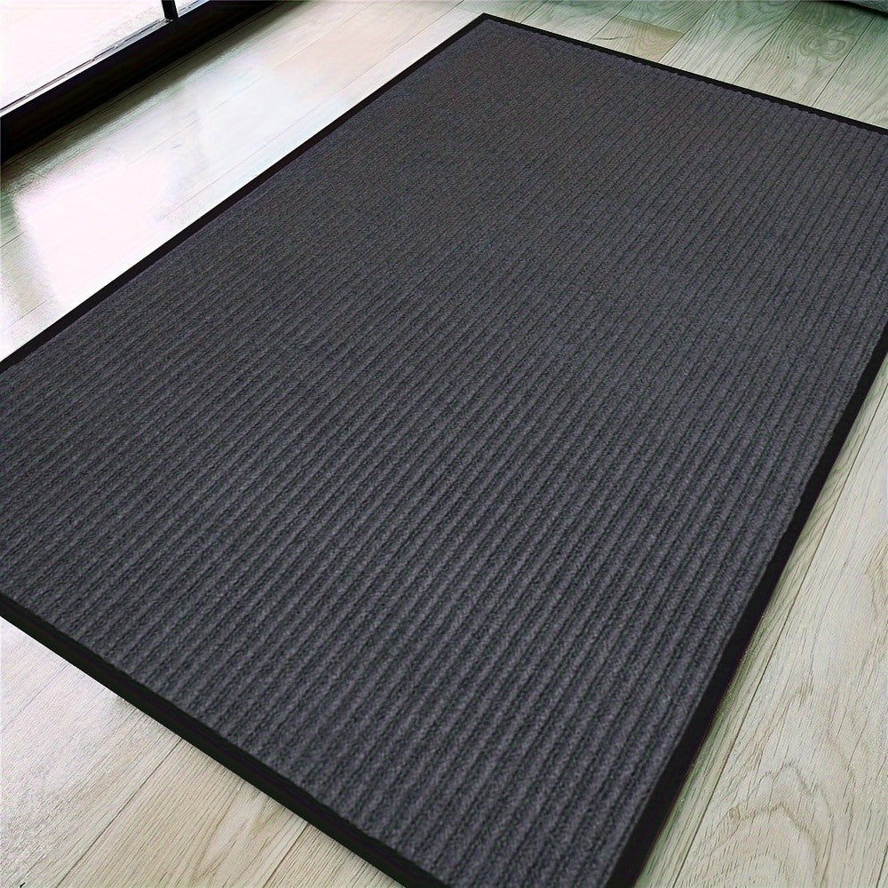 Heavy-Duty Outdoor Entrance Mat – Non-Slip PVC, Striped Polypropylene | Entryway, Patio & Business | All Seasons | 3 Colors, 7 Sizes | Nuvia Haven