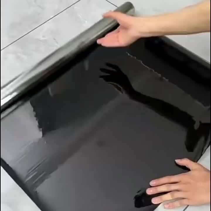One Way Privacy Window Film for Home & Office - Static Cling Mirror Surface, Daytime Privacy, Heat & Glare Reduction, UV Blocking, No Adhesive, 4 Colors