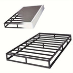 5" High Profile Box Spring with Cover | Heavy Duty Reinforced Steel, Quiet Noise-Free, Easy Assembly – Twin XL Mattress Foundation