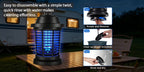 Bug Zapper Electric Mosquito Zapper Fly Trap Lamp 4000 Sq Ft Coverage 1000V Power Grid Easy Clean Removable Tray Indoor Outdoor Insect Killer Gift for Family