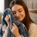 Soft Raschel Throw Blanket – 7 Colors, 2 Sizes, Cozy Knit Blanket for Home Decor, Sofa, Bed, Christmas Gift