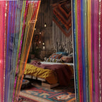 Beaded String Curtain Room Divider Boho Fringe Tassel Doorway Panel – Easy Hang Decorative Bead Curtain for Bedroom, Living Room & Hallway | 2 Colors