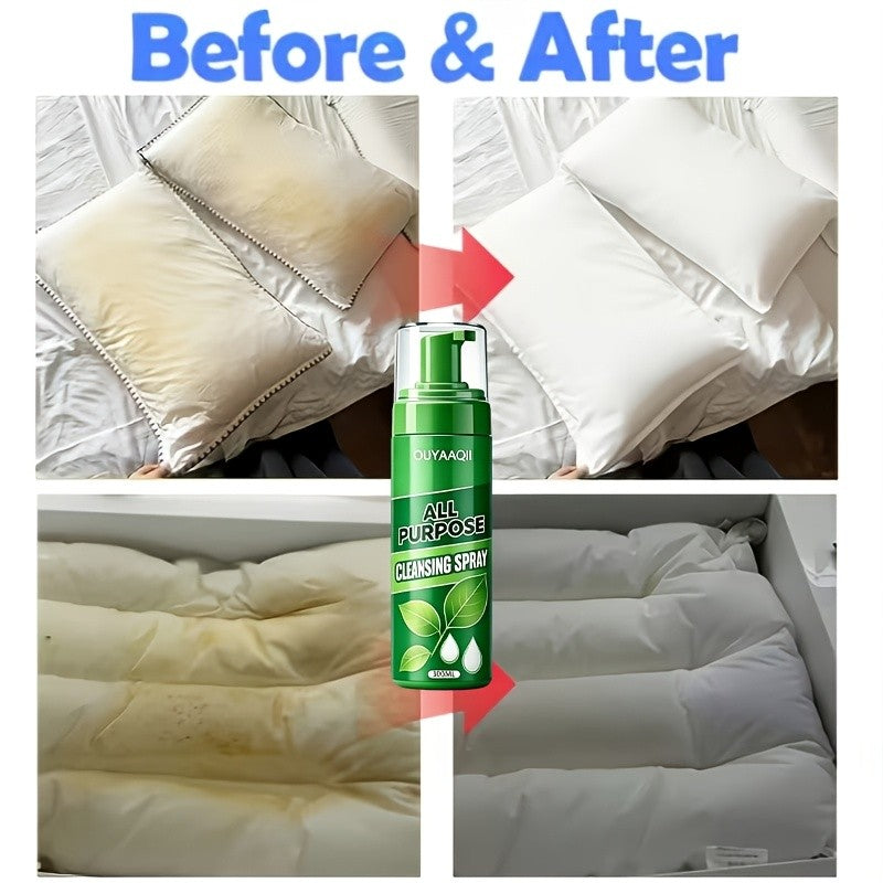 Fabric Sofa Dry Cleaner Waterless Multi-Surface Stain Remover for Sofas Mattresses Carpets Clothes Curtains Deeply Penetrating Safe Formula Easy to Use
