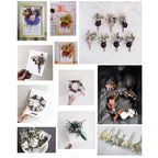 Dried Flowers for Crafts 4-Box Set Random Colors – For Candle Making, Resin Jewelry, Greeting Cards, Photo Frames, Scrapbooking & Halloween Decor