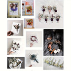 Dried Flowers for Crafts 4-Box Set Random Colors – For Candle Making, Resin Jewelry, Greeting Cards, Photo Frames, Scrapbooking & Halloween Decor
