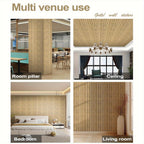 Peel and Stick 3D Wood Grain Wall Panels – Self-Adhesive Soundproof Vinyl Planks for Walls & Ceilings, Matte Finish, No Tools Needed, Modern Home Decor