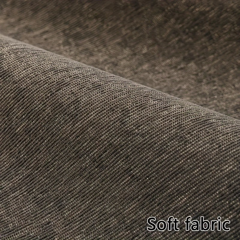 Chenille Sofa Slipcover Non-Slip Removable Couch Cover, 100% Polyester Boho Vintage Style Sofa Towel for 1 to 4-Seater Sofas & Armrests, Four Seasons Universal Home Decor in Dark Gray, Light Gray & Blue