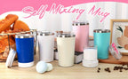 Electric Self Stirring Coffee Mug - Portable Magnetic Rotating Mixing Cup for Coffee, Chocolate, Milk, Protein Powder & Cocoa, Perfect for Office, School, Gym & Home