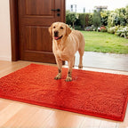 Washable Pet Door Mat Anti-Slip Mud & Paw Print Absorbent Rug – Machine Washable Indoor Entrance Mat for Dog & Cat | 3 Sizes 6 Colors