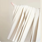 Heavyweight Polyester Door Curtain Panel – No-Drill Sliding Room Divider Screen with Folding Track for Living Room, Bedroom & Doorway, Machine Washable