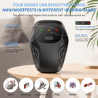 Dual Speaker Ultrasonic Pest Repeller Plug-In Soundwave Rodent Repellent Safe for Humans & Pets Chemical-Free Indoor Pest Control for Mice Rats Ants Cockroaches Mosquitoes Home Office