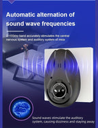 Electronic Soundwave Pest Repeller USB Powered Frequency Conversion Insect Repellent Chemical-Free for Home Shop Warehouse Office Low Voltage Multifunctional
