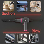 Wireless Handheld Vacuum Cleaner 6Kpa Suction & Blow USB Rechargeable Quiet Mini Vacuum for Home Car Office Pet Hair Dust