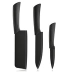 Professional Kitchen Knife Set with Forged Carbon Steel Blades, Full Tang Chef's, Meat, Carving & Cleaver Knives Plus Poultry Shears, Upgraded Version, Perfect Gift for Women & Home Cooks